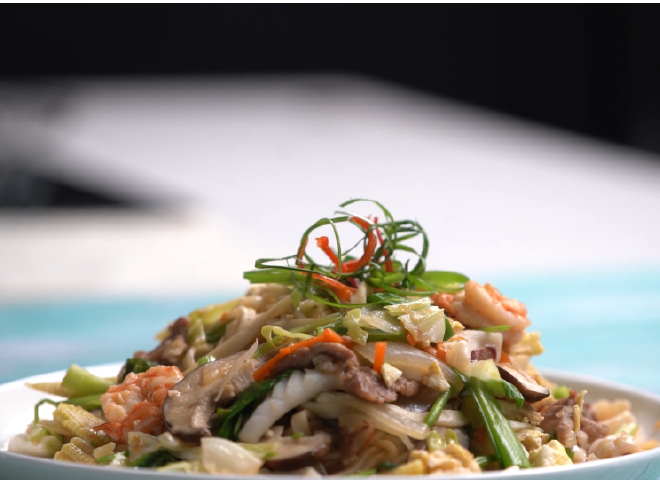 金兰食谱:海鲜炒面